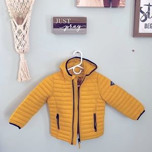 Yellow Puffer Coat